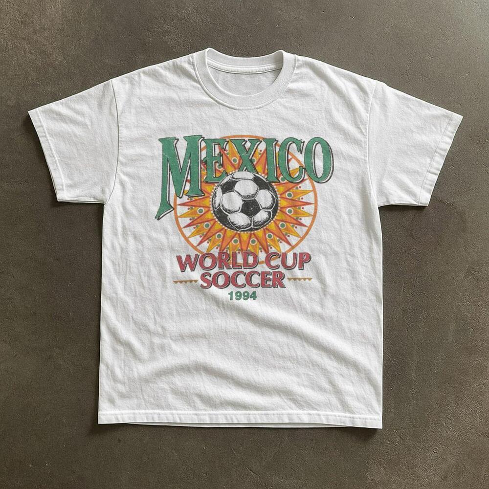 Gildan Mexico World Cup Soccer 1994 T-Shirt - Picture 1 of 4